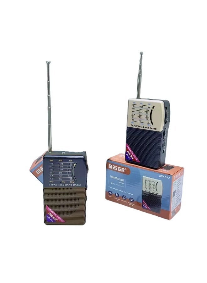 ماير راديو ماير ميني متعدد الموجات كلاسيكي قابل لإعادة الشحن مع بطارية قابلة لإعادة الشحن MD-012 شاحن تايب سي - Image 1